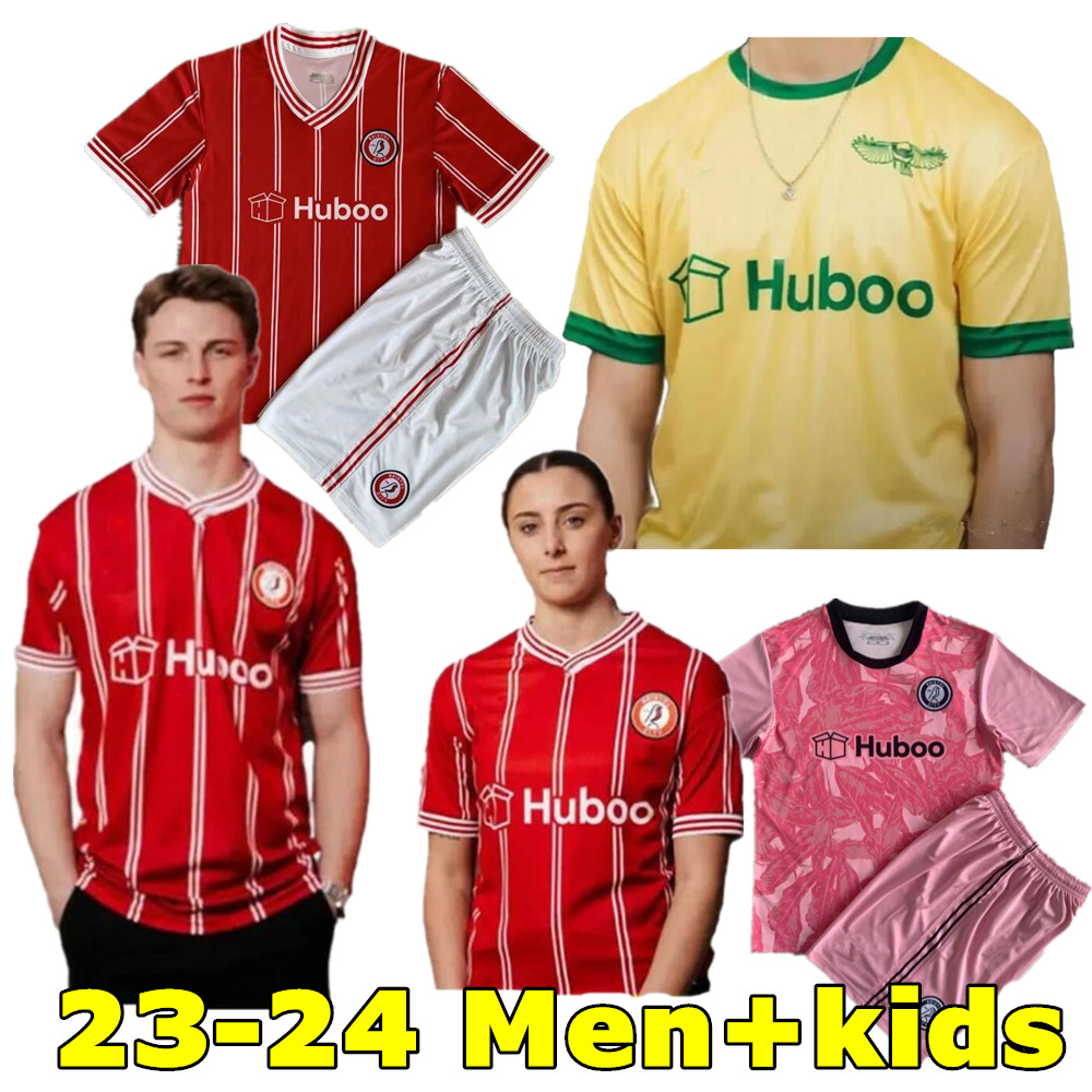 

2023 2024 Bristol City soccer jerseys home The Robins PATERSON WELLS SEMENYO MARTIN WEIMANN 23/24 Men Kids Kits maillot de football third shirts goalkeeper jersey