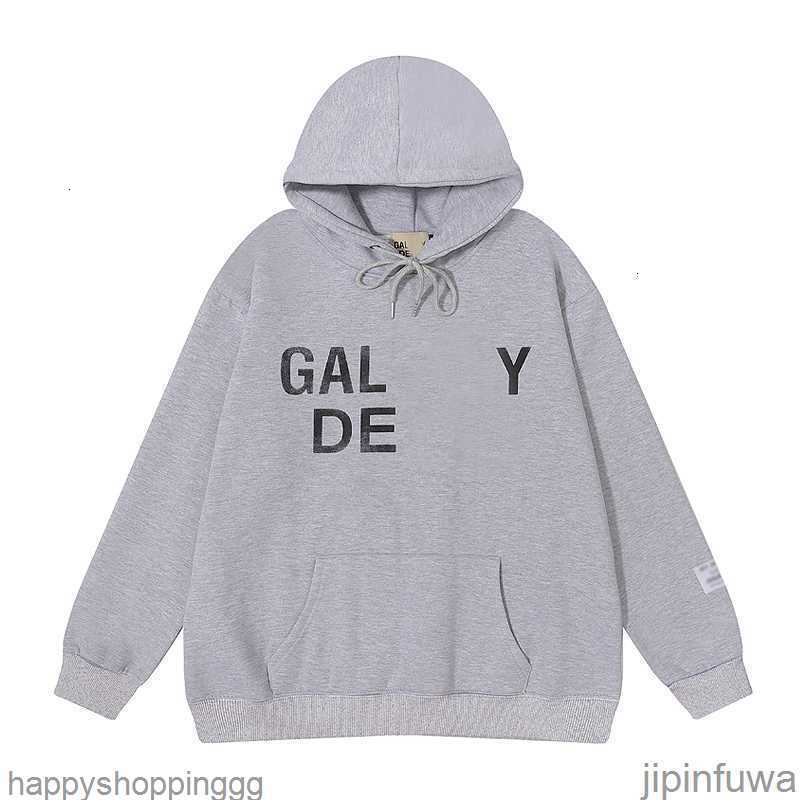 

Mens Hoodies Sweatshirts Designers Galleryes Depts Fashion Trend Classic Letter Printed Hoodie Women High Street Cotton Pullover Tops Clothes 2023 Spring 9jqi, Gray