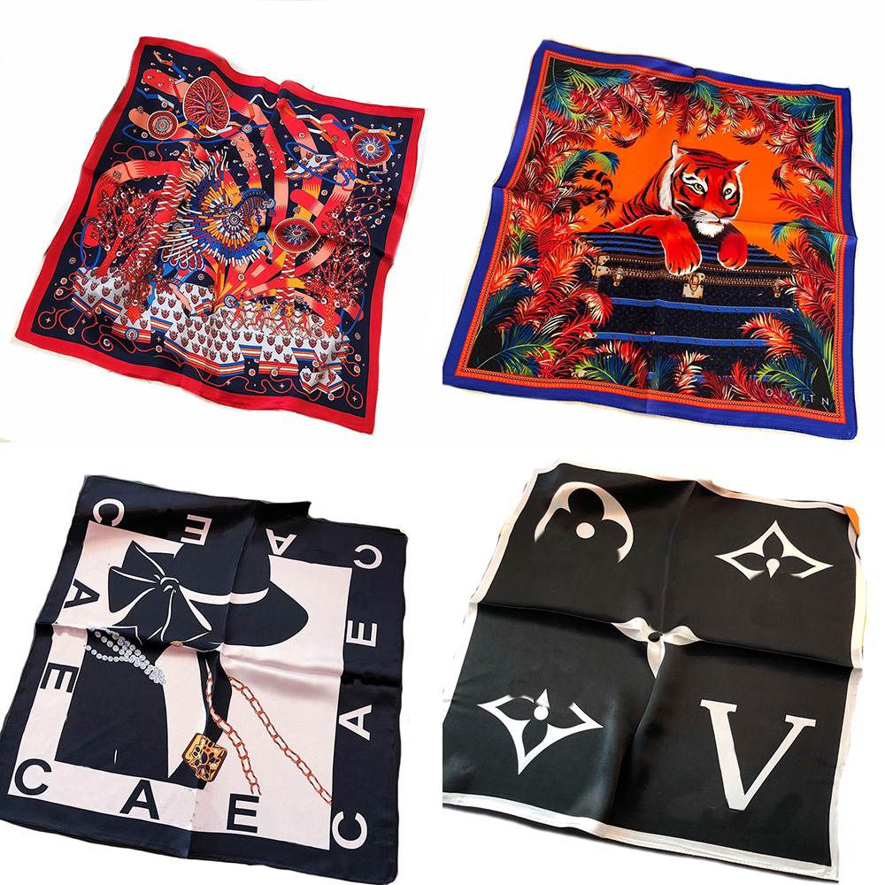 

10 Style Designer Silk Scarf Girl Love Springtime Scarves Print Letter Logo Comfortable Fabric Shawl Family Gift Scarf