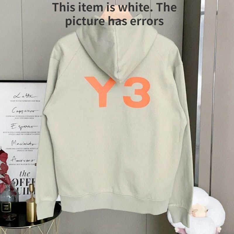

Sports Brand Hooded Sweater Men Women Hoodies Y3 Designer Hoodie Mens cotton Sweatshirt Zipper Jacket Printed Cardigan Coat Womens Hoody 5xl JSX7, Black-zipper