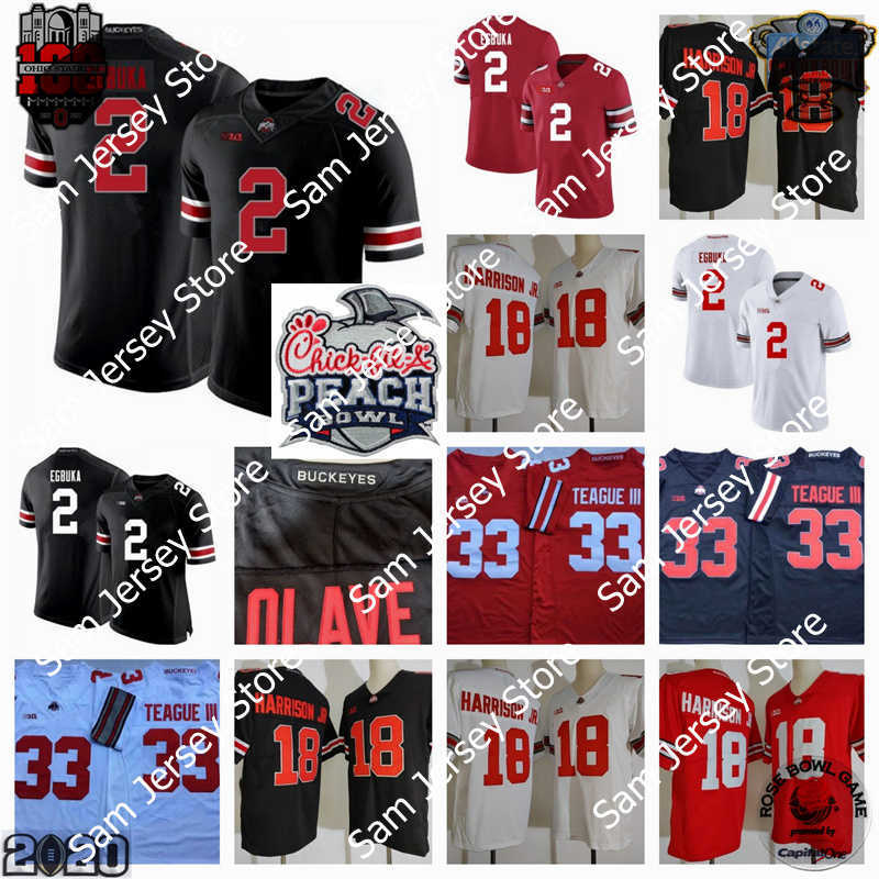 

Marvin Harrison Jr. Emeka Egbuka Ohio State Football Jersey Mens Stitched red white #33 Jack Sawyer Ohio State Buckeyes jerseys, 18 marvin harrison jr.