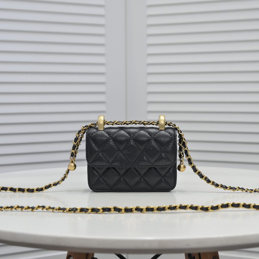 

Woman chain Shoulder Bags Fashion rhombus Leather mini Crossbody Bag Wallets Handbags Womens Daily Makeup Coin Storage purse, Black