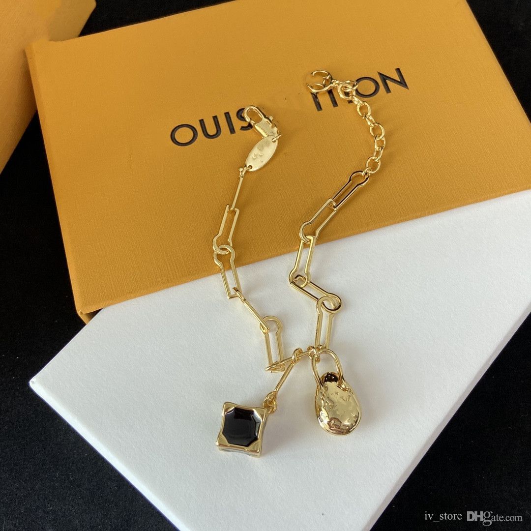 

2023New Luxury Designer Jewelry 18k Gold Plated - Stainless Steel Couple Wedding Bracelets Gift Accessories Wholesale4768