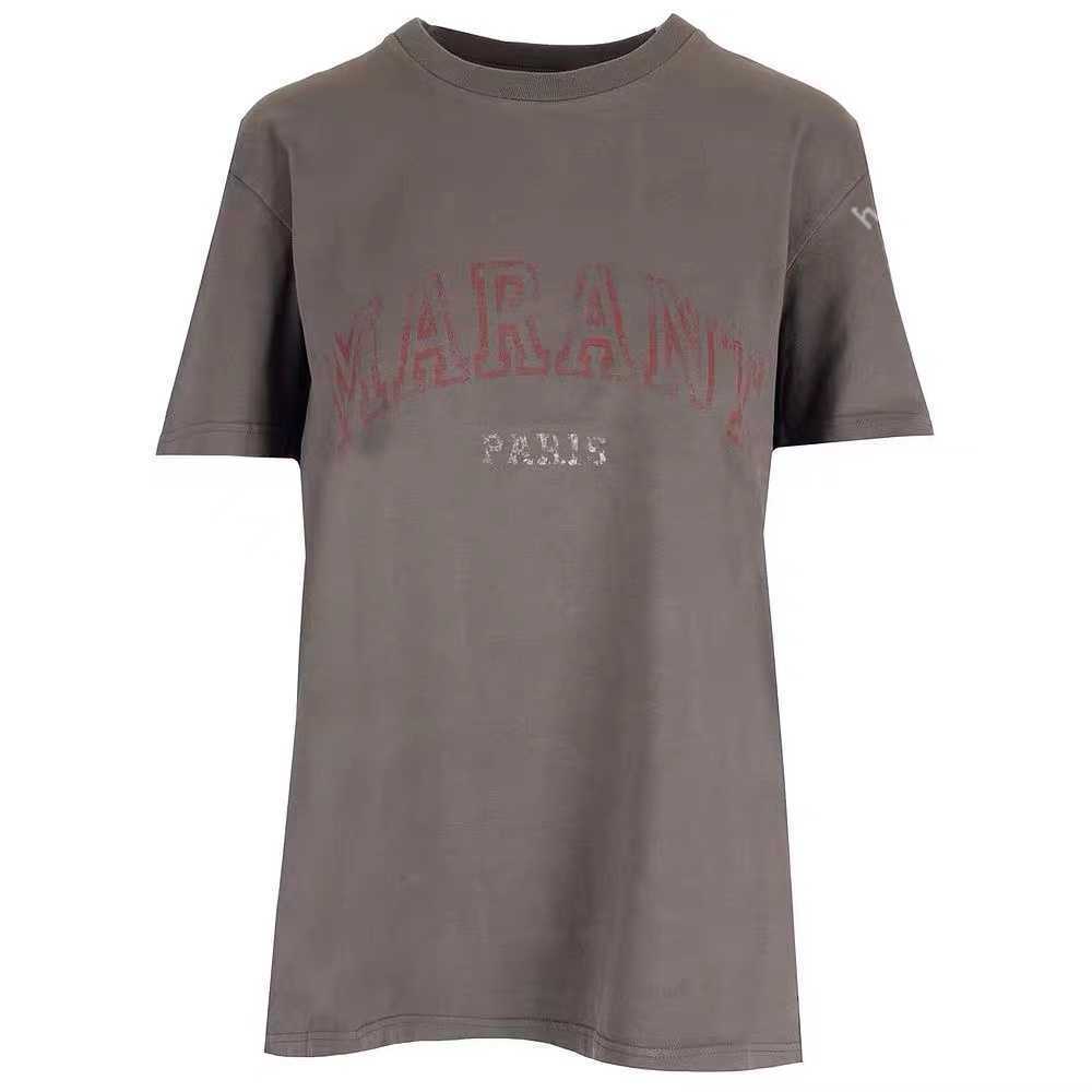 2023SS Isabel Marant Women Designer Cotton Classic t Shirts New IS Tops Fashion Print Letter Tee Straight Casual Pullover Short Sleeve T-shirt To-image-855463535