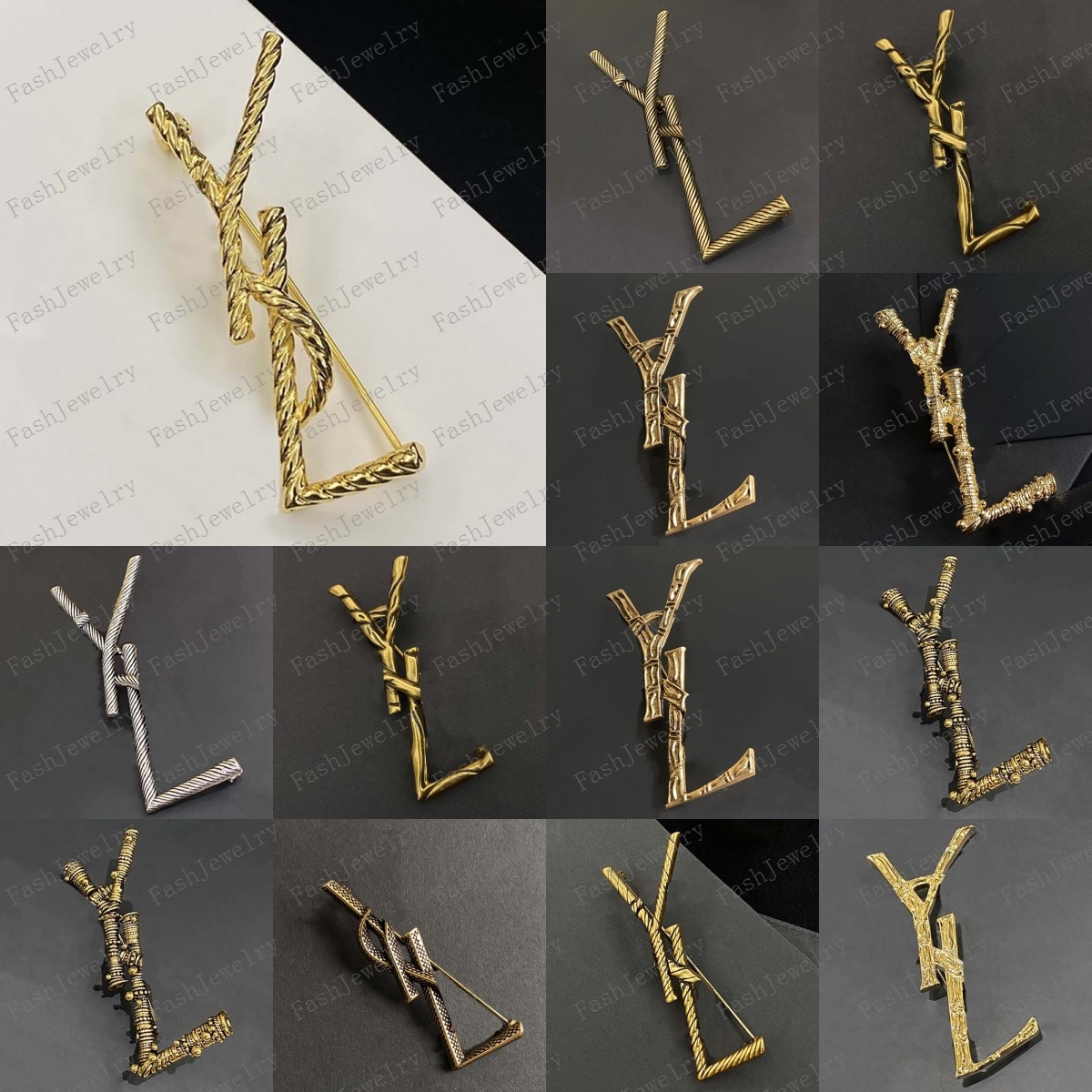 

Designer Womens Brooch Pins Brand Gold Letter Brooch Pin Suit Dress Pins For Lady Specifications Designer Luxury Jewelry Wholesale