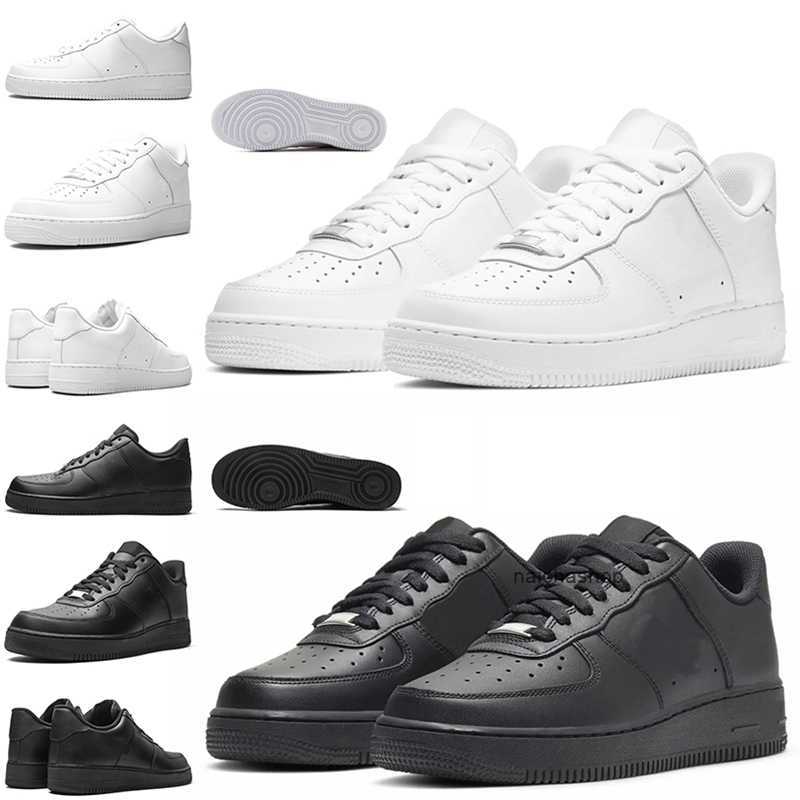 

2023 Cheap one 1 running shoes men women outdoor sports sneakers mens trainers classic triple white black size 36-47, Classic triple black
