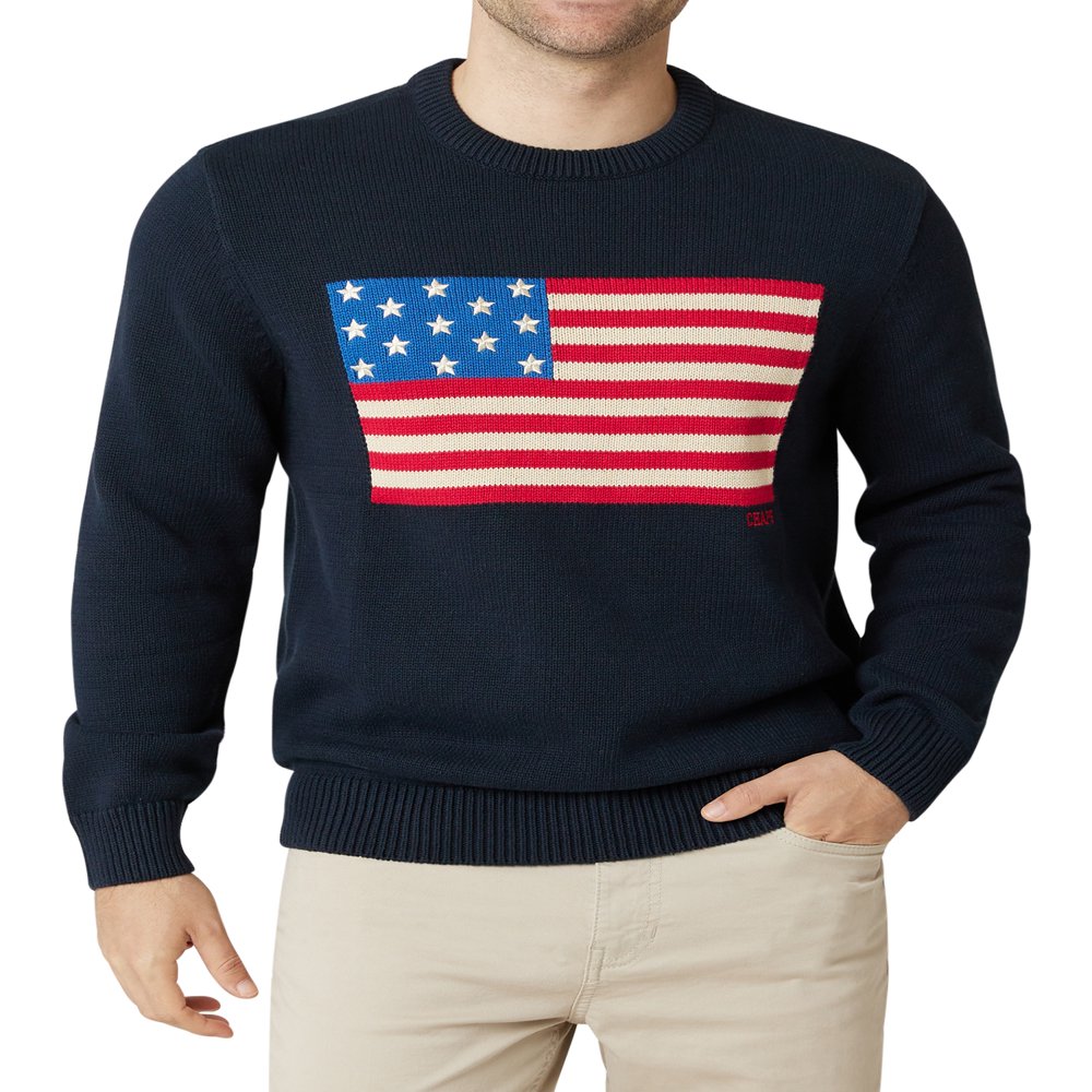 

Men is Cotton Iconic Flag Sweater-Sizes XS up to 4XB, Default