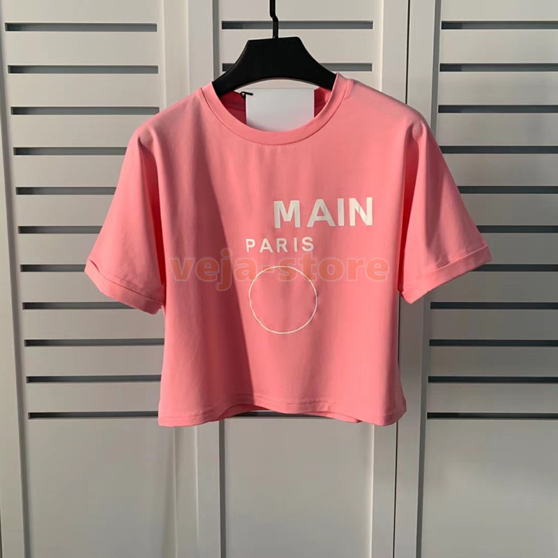 

T O-neck Summer Shirt Womens Designer Top Letters Printed Tee High Quality navel-less short sleeve Female Casual Short Sleeves Crew Neck Tops Size -L V2Y3, #01