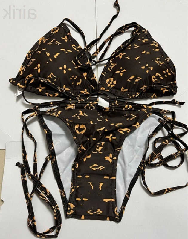 

Designer bikini swimsuit Beach surfing Swimwear Bikini Lace up swimsuit Women Clothing Thongs Swimsuits Summer bikinis Beachs designer Bra 202s, #1