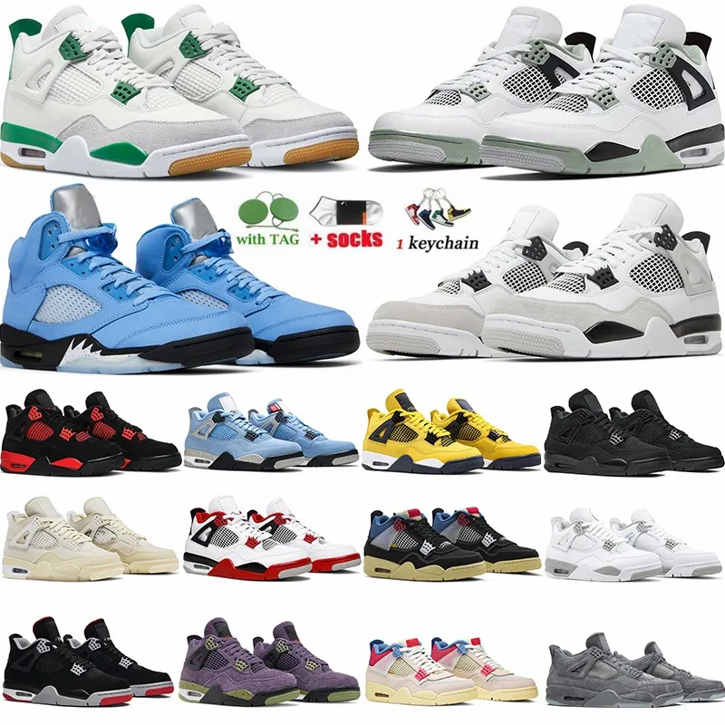 

Cheap Price Pine Green Basketball Shoes 4 4s Military Black Midnight Navy Craft Photon Dust Thunder Sail University Blue Violet Ore