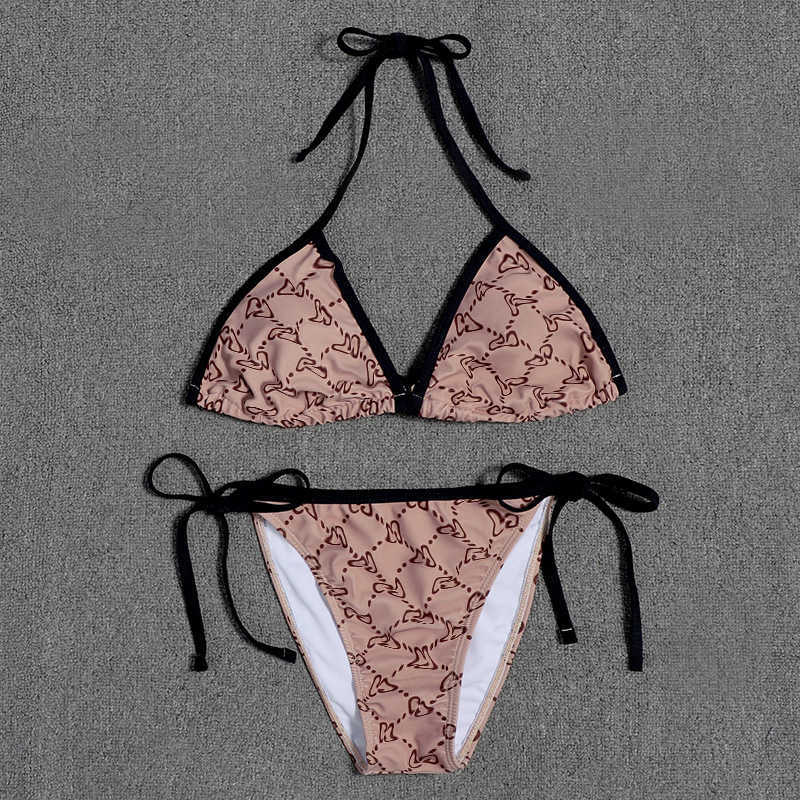 

Designer bikini swimsuit designer swimwear Women Classic Swimwear Letter Pattern Print Sexy Summer Two Pieces Swimsuit Hot Womens Fashion Bikinis Sty
