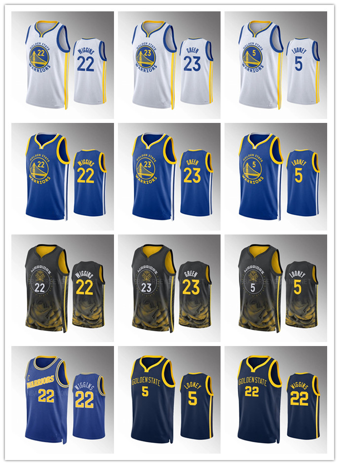 

Basketball Jerseys Draymond Green Kevon Looney #5 Andrew Wiggins Golden State''Warriors''Men 2022-23 Authentic Jersey, 12