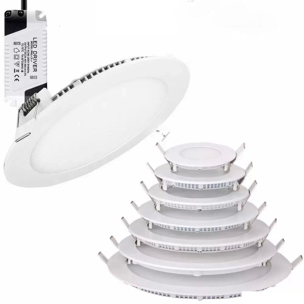 

Dimmable 4W 6W 9W 12W 15W 18W 21W Led Ceiling Lights Recessed Downlights High Brightness Led Down Lights AC 110-240V