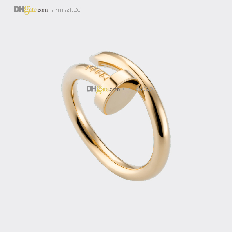 

Nail Ring Designer Ring Wedding Gold Band Rings For Women Luxury Jewelry Titanium Steel Gold-Plated Never Fade Not Allergic 21491608