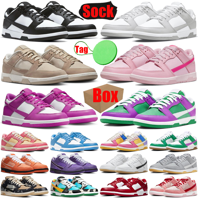

With Box Panda running shoes for mens womens shoe UNC Orange Lobster Setsubun University Blue Triple Pink GAI Grey Fog Black White trainers sneakers runners, #9 university red 36-48
