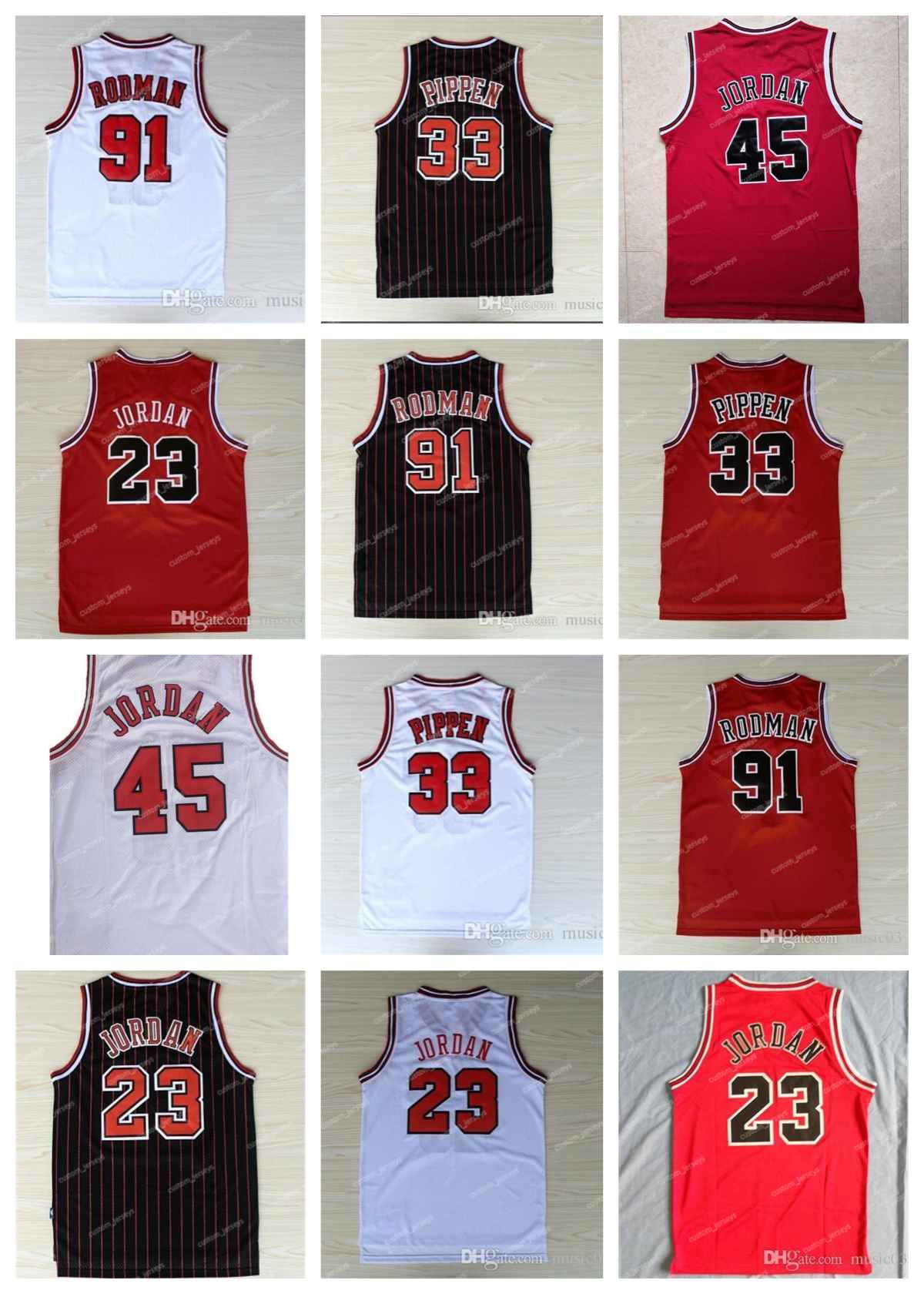 

Chicago''Bulls''Men Jersey 23 45 Michael 33 Scottie Pippen 91 Dennis Rodman Zach LaVine Embroidery Stitched''NBA''Basketball Jerseys, #10