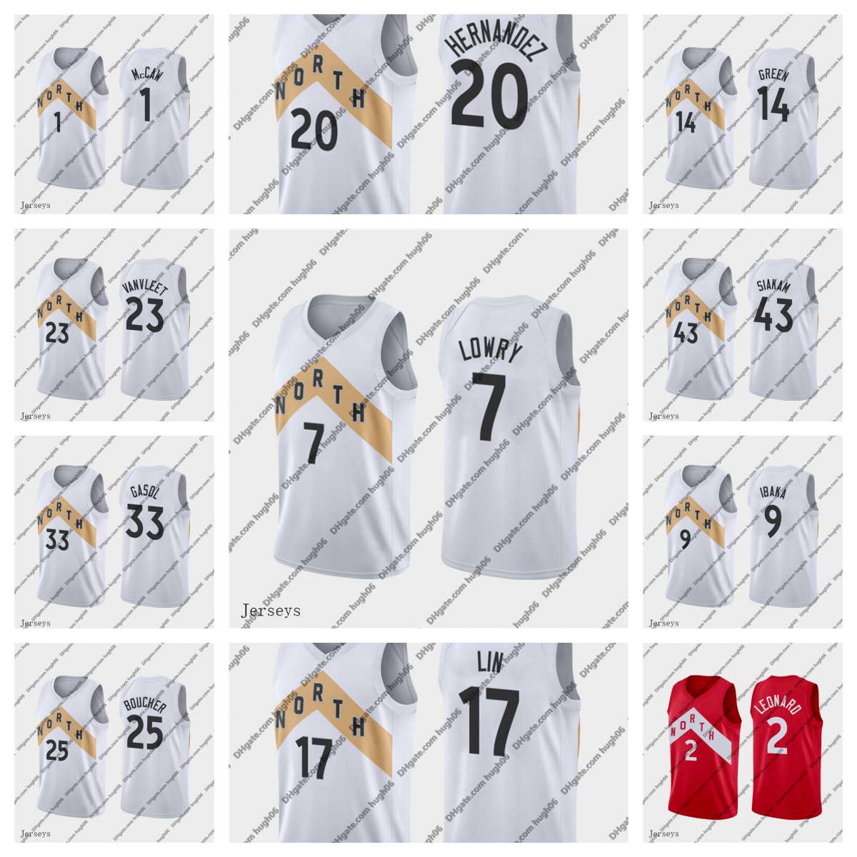 

Toronto''Raptors''Men Jersey Siakam 7 Lowry Ibaka 10 DeRozan 2 Leonard 20 Hernandez 14 Green Pascal Kyle DeMar Kawhi White City''NBA''Basketball Jerseys, #8