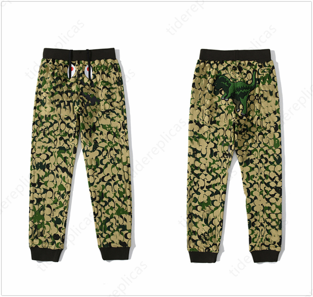 

pants Camo mens designer pants cargo joggers sweatpants cargos graffiti print sweatpant jogger pantalon cargo High Street hip hop Couples shark a1 Y4AP, Style 49