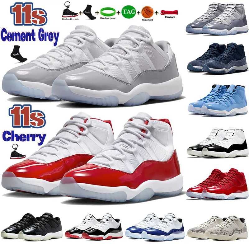 

Cheap price 11 jumpman 11s mens basketball shoes cool Cement grey cherry DMP gamma blue 25th Anniversary low 72-10 Royal Blue pantone Concor, 07 white concord