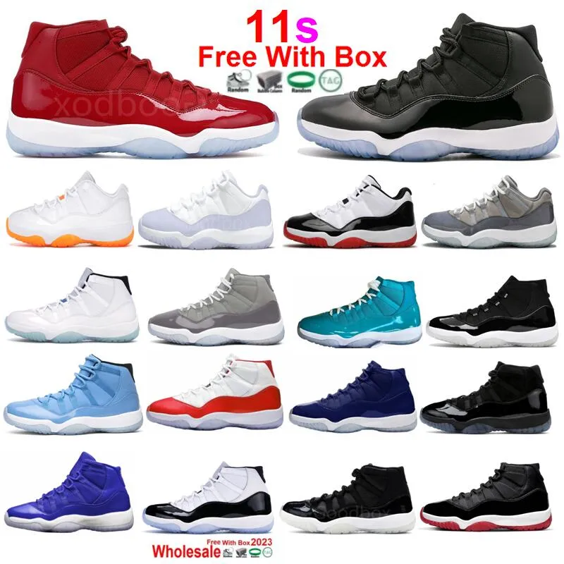

Cheap Price with Box Elephant 11s Basketball Shoes Yellow Python 11 Space Jam Cool Grey Concord Citrus Cherry Cap and Gown Bred Animal, Brown
