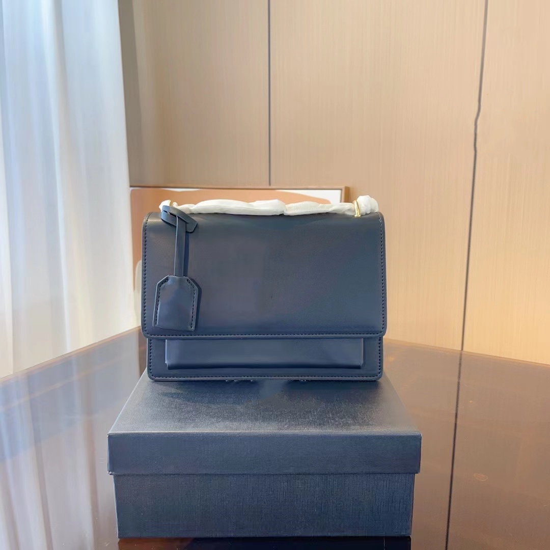 

Fashion sunset crossbody bag ysle handbag chain designer bag luxurys handbag designer medium black shoulder bag messenger bag ysle bag high quality sunset bag