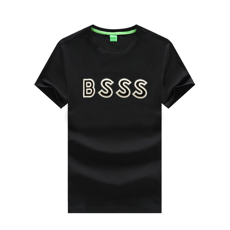 

Designer Mens T shirt bos High quality New classic Printed Tee casual fashion Luxury 100% high-grade cotton Breathable shirt Street Sleeve Shirt Large M-3XL V4