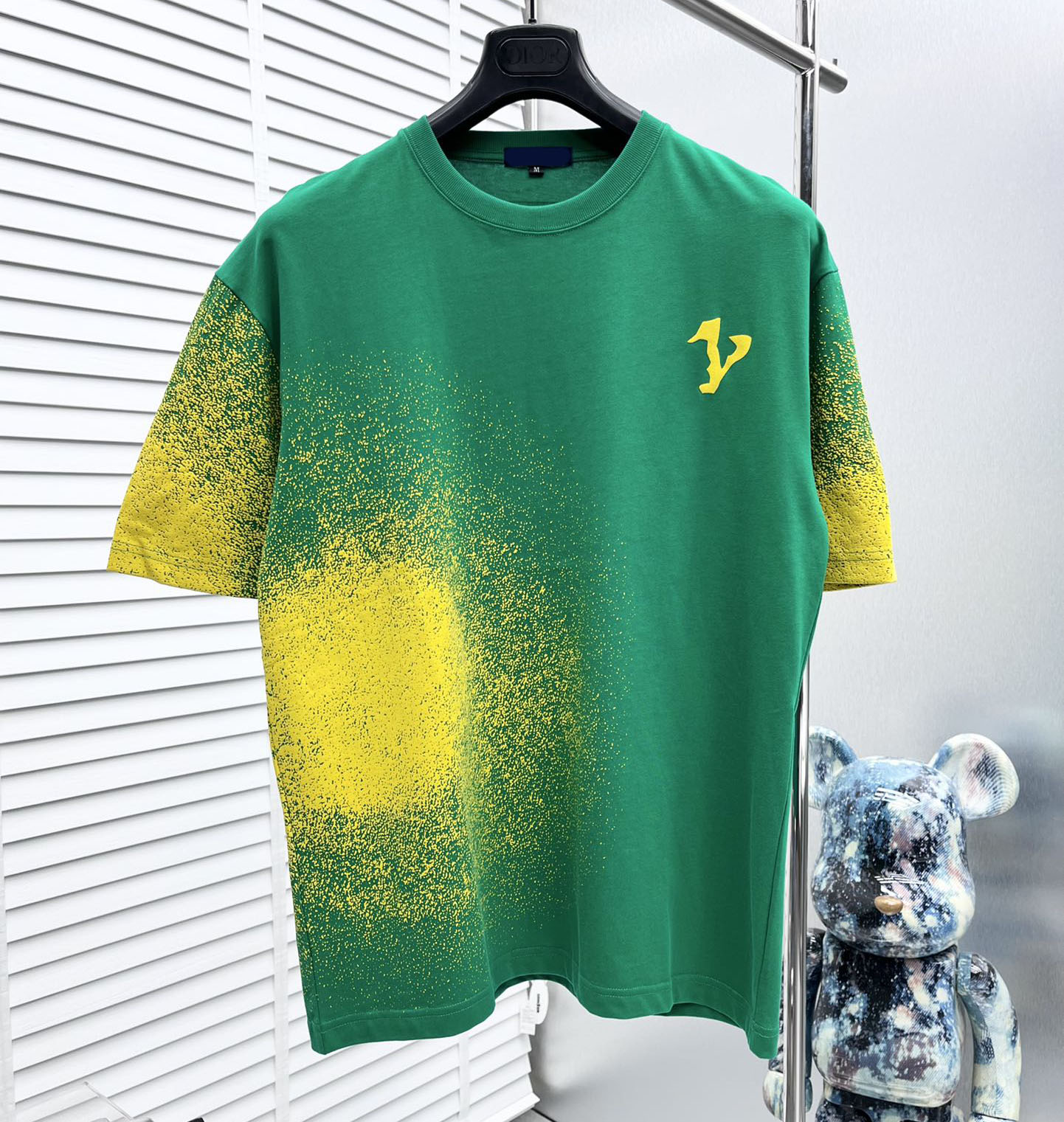 

Men's Plus Tees & Polos Round T-shirt plus size neck embroidered and printed polar style summer wear with street pure cotton 7Ee45