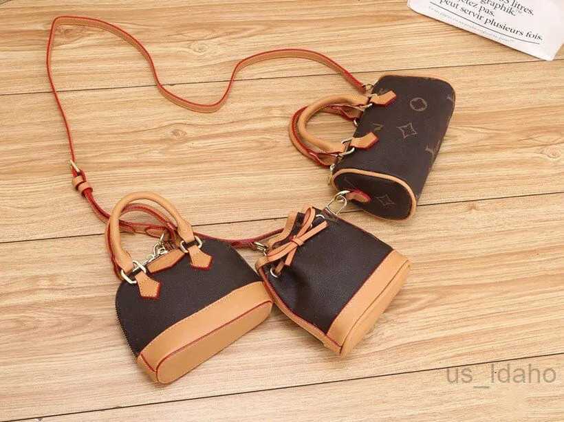 

Evening Bags Messenger bags metiss elegant Luxury Nano Speedy Alma NOE Bag 3 Sets in 1 Trio Mini Icones Crossbody Shoulder Purses Leather strap, Box