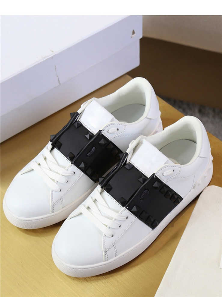 

fashion men shoes Valentinoity women's and Y05 sneakers trainers Latest high quality real casual leather flat racing, Style9