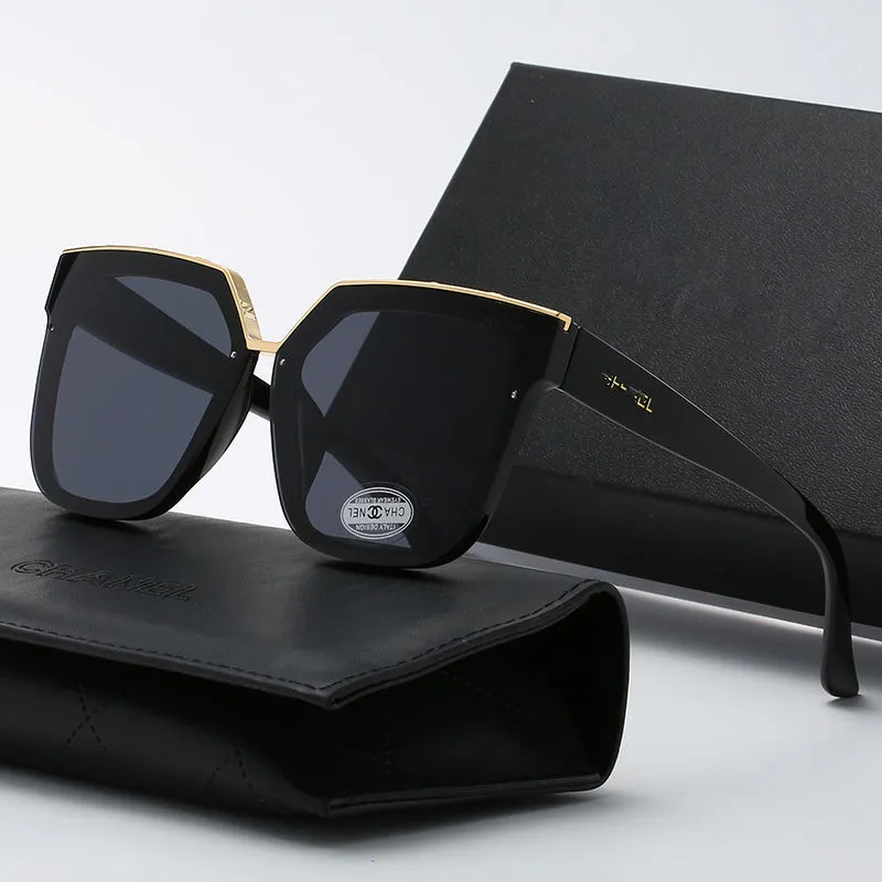 

Designer's classic luxury coastal glasses couple's sunglasses composite metal oversized sunglasses gold sunglasses Katie frame glasses
