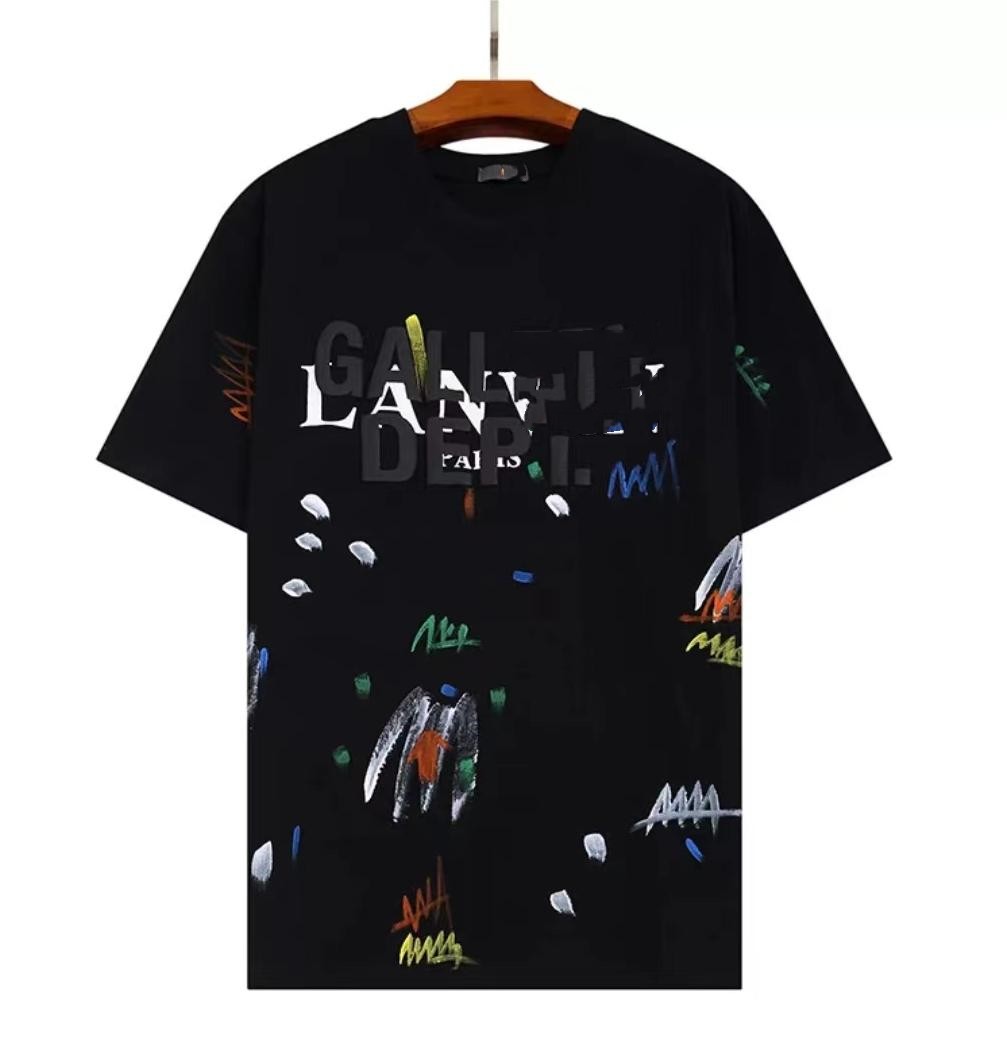 

Men' T-Shirts Men' T-shirts Summer Fashion Lanvin Speckled Letter Print and Women' Casual Short Sleeve T-shirt NU43 J3RJ
