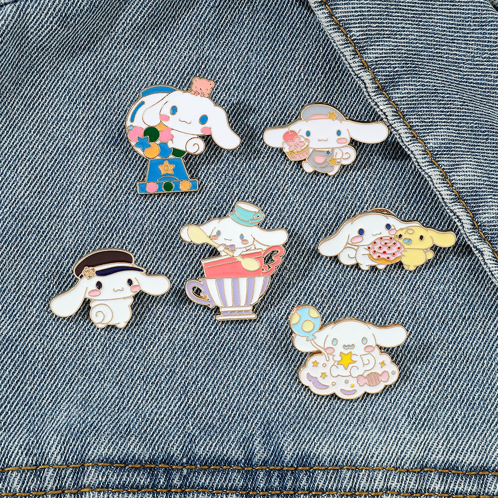 

Kuromi cupcake friends brooch Cute Anime Movies Games Hard Enamel Pins Collect Metal Cartoon Brooch Backpack Hat Bag Collar Lapel Badges, Color #1