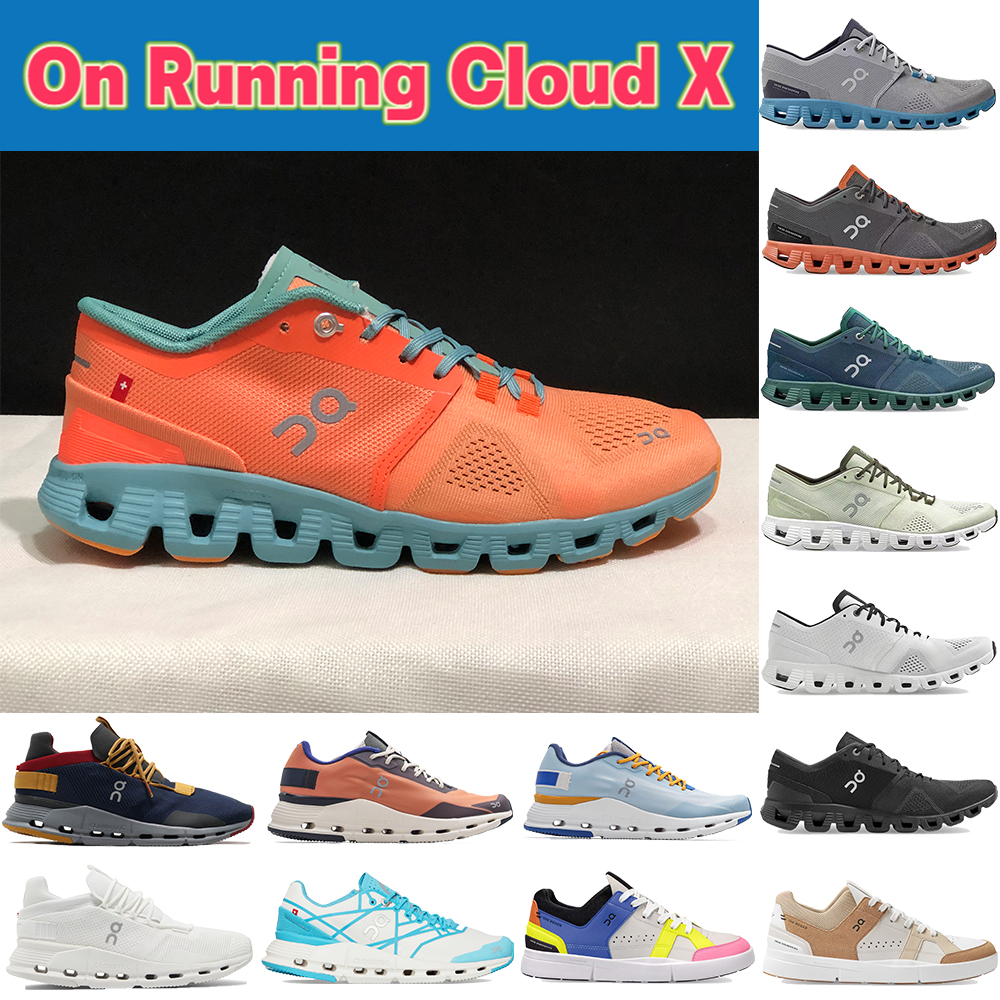 

New On Running shoes Cloud X Cloudnova form Z5 mens designer sneakers triple white black ivory frame Aloe Arctic Alloy demin ruby cyan low womens sports trainers, 03 triple black