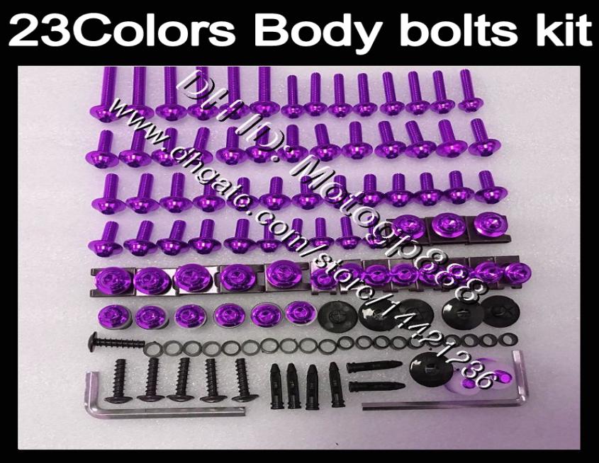 

Fairing bolts full screw kit For YAMAHA YZFR1 07 08 15 YZF R1 YZF 1000 YZF1000 YZFR1 2007 2008 2015 Body Nuts screws nut bolt kit6999824, Red