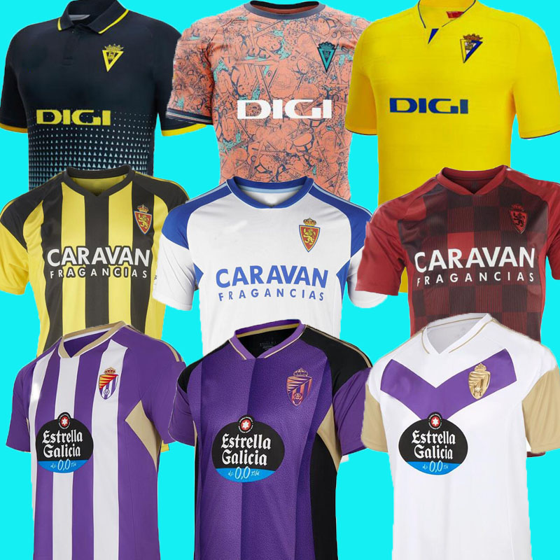 

real Valladolid 22 23 Cadiz Carnaval Soccer Jerseys Zaragoza special LOZANO LUCAS MABIL FALI R. ALCARAZ ALARCON A. NEGREDO BLANCO Home Away men Football Shirts 2023