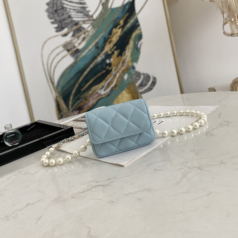 

Designer Chain Bag Luxury Flap Bag 12.5CM Genuine Leather Crossbody Bag High Imitation Shoulder Bag With Box ZC156