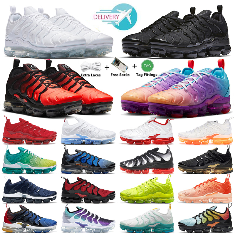

Cushion Plus Tn Vapor Maxs Max Running shoes tns dhgate Men Women Triple Black White University Blue Atlanta Shark Lemon Lime Sport Sneakers Trainers EUR 36-47, Item.39 36-40
