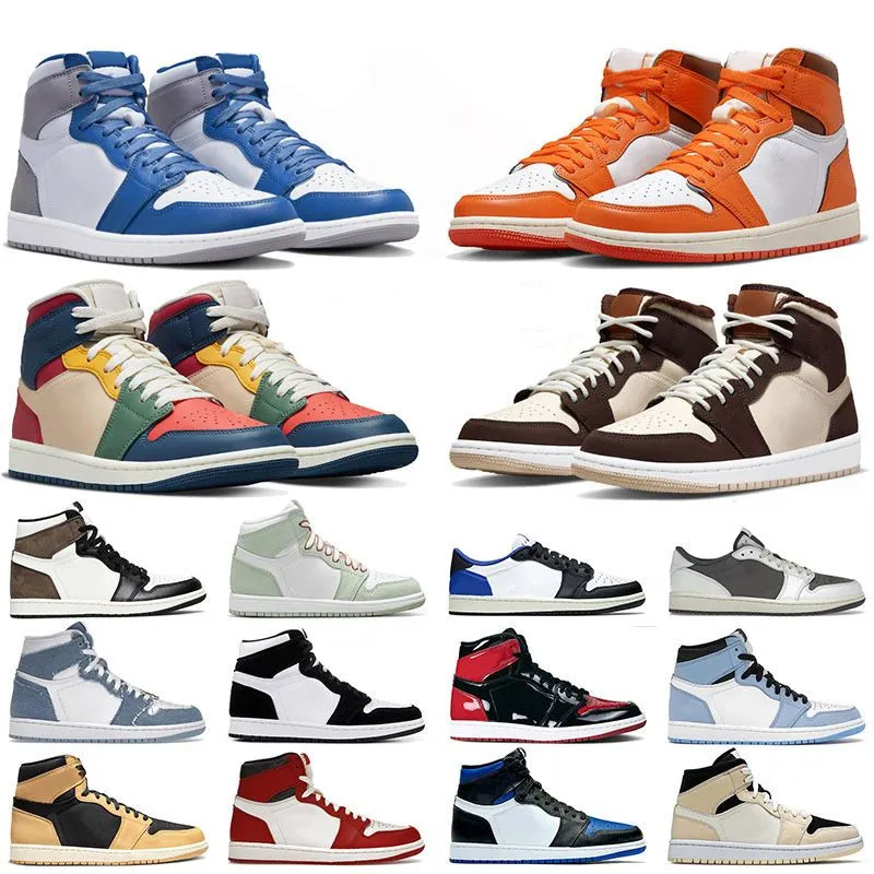 

Bicycle Shoes Bicycle Shoes Jumpman 1 Basketball Shoes for Men Women 1s Low Sneakers Lost Found Bred Patent University Blue Gorge Green, Grey