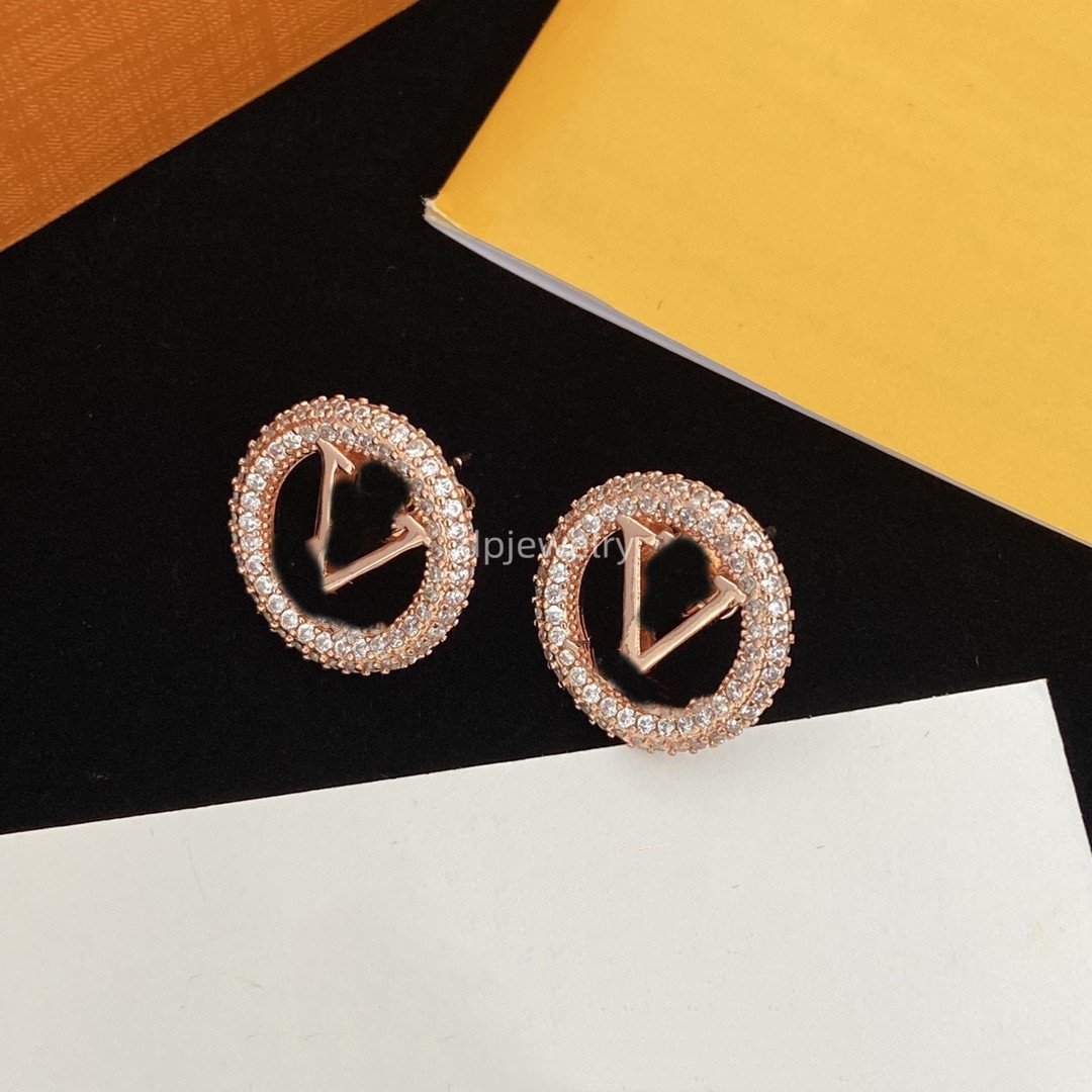 

Fashion gold hoop earrings for lady Women Party Wedding Lovers gift engagement Jewelry for Gride designer earrings-1 GS1Y