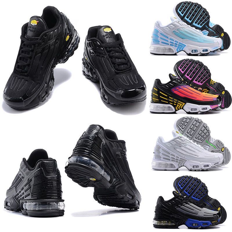 

New Fashion 2022 Infant TN3 Kids Shoes For Boys Girls Shoe quality Tennis Triple black Children Sports Sneakers Designer Rainbow Toddlers Tr