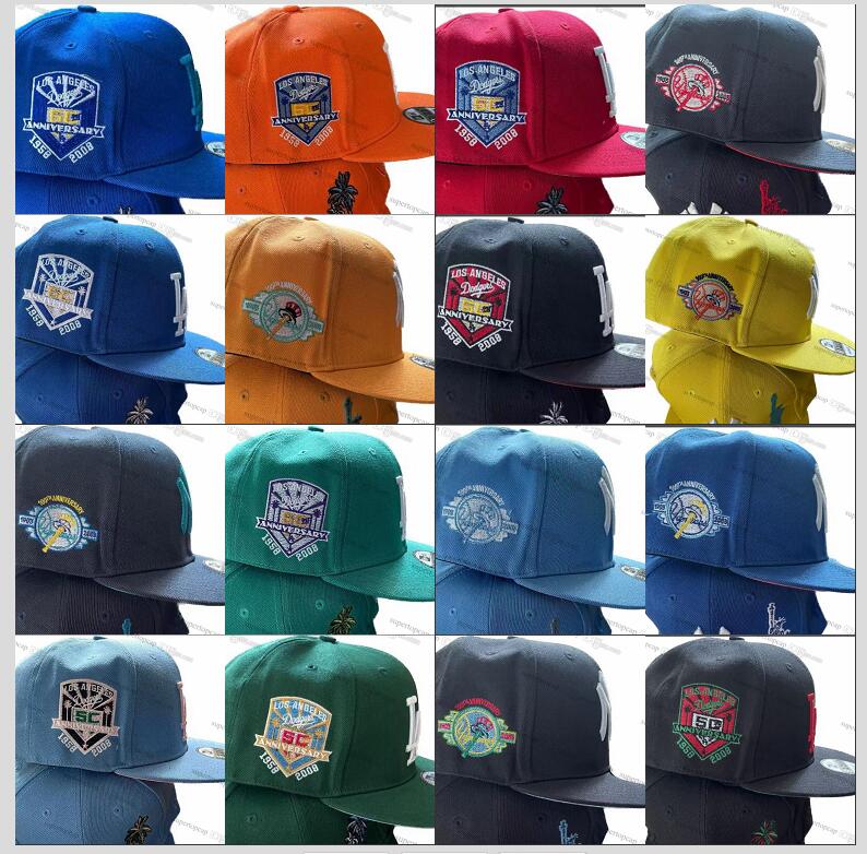 

2023 26 Colors Men's Baseball Snapback Hats Tree Classic Hip Hop Black Blue Pink Sport  Adjustable Caps Chapeau 1958-2008 50th Real Tree Su2-03