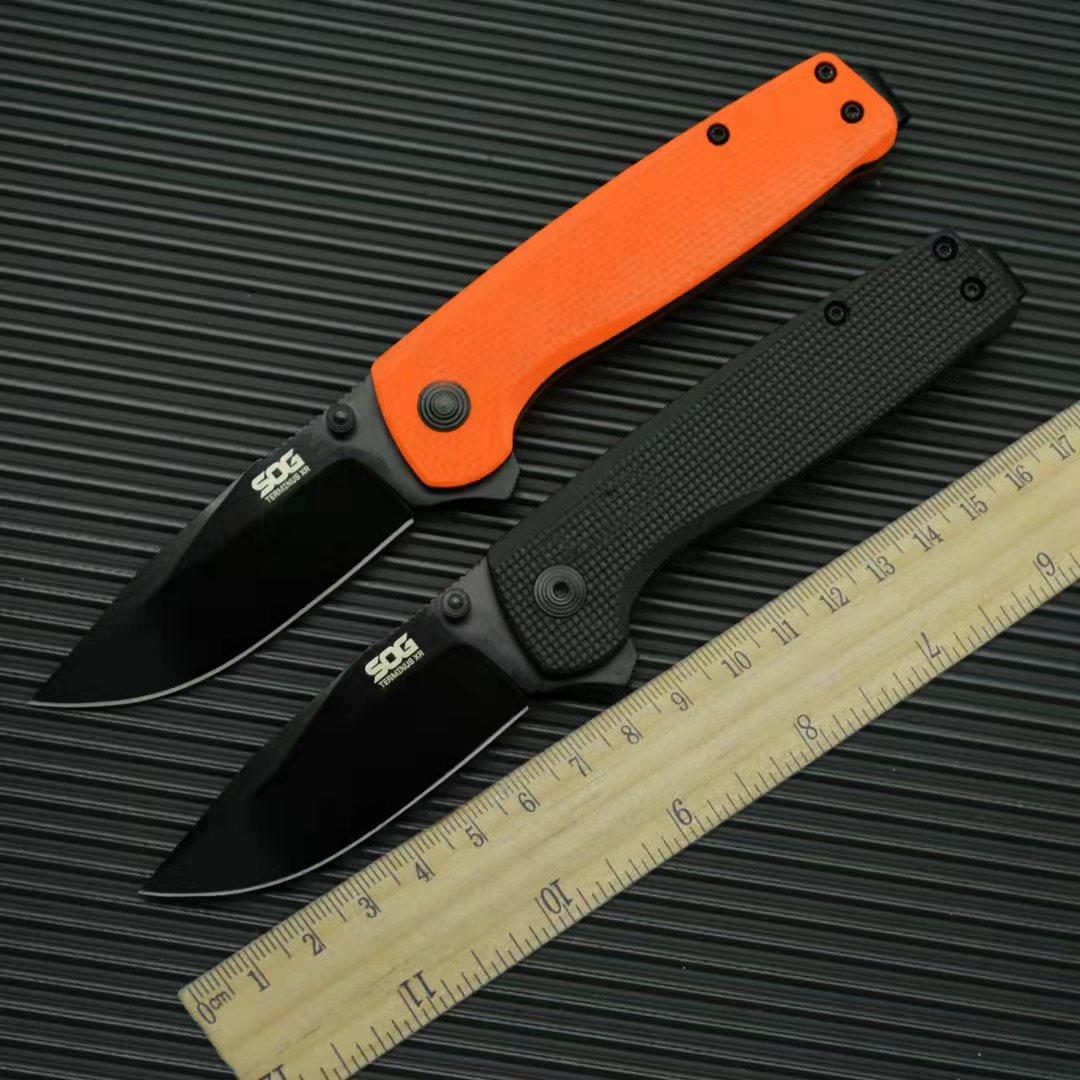 

Tools SOG TERMINUS XR Folding Knife G10 Handle D2 Steel Blade Pocket Tactical Survival Hunting Knives Outdoor Camping Multi EDC Tool