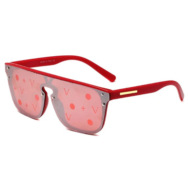 

Red lens with flowers fashion sunglasses for woman classic retro luxury brand goggle european style out beach driving adumbral polarized sunglasses