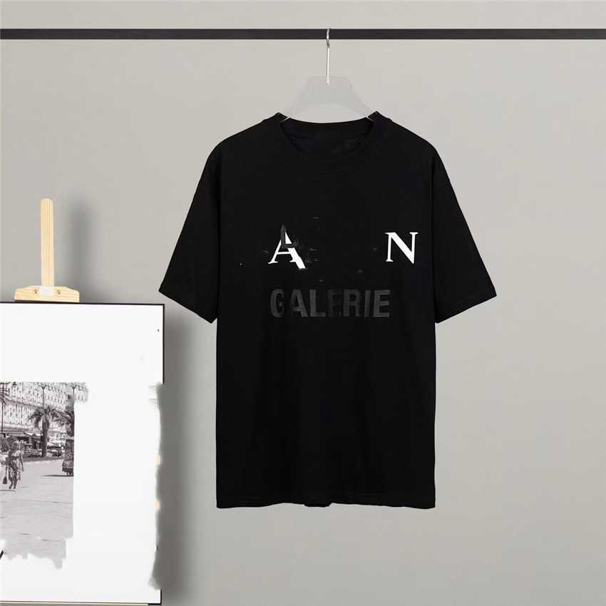 

Fashion Men' T-shirt Luxury Design2023 T-shirts Retro Decoration Cotton Soft Anti-wrinkle Letter Printing Casual Couple Short Sleeve 002-01