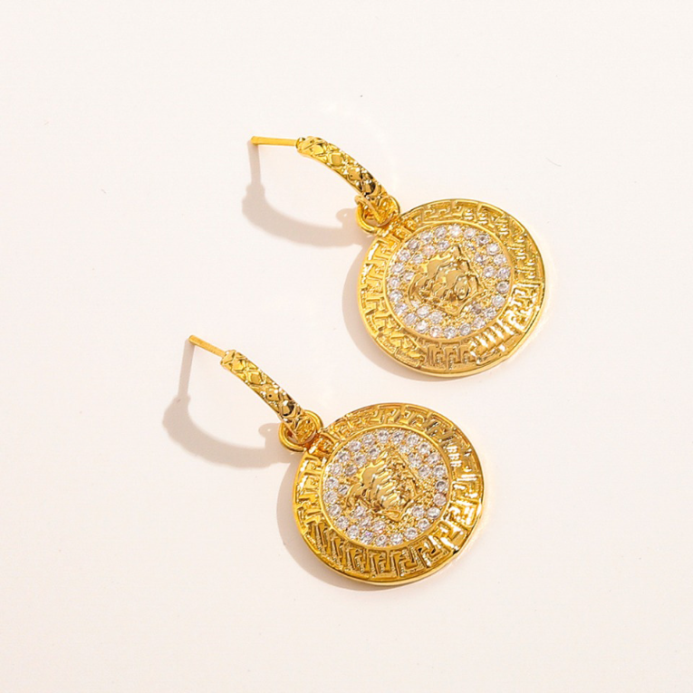 

18K Gold Stud Earring New Family Couple Gifts Earring Designer Diamond Jewelry Earrings 2023 Party Birthday Gift Stainless Steel Jewelry Wholesale