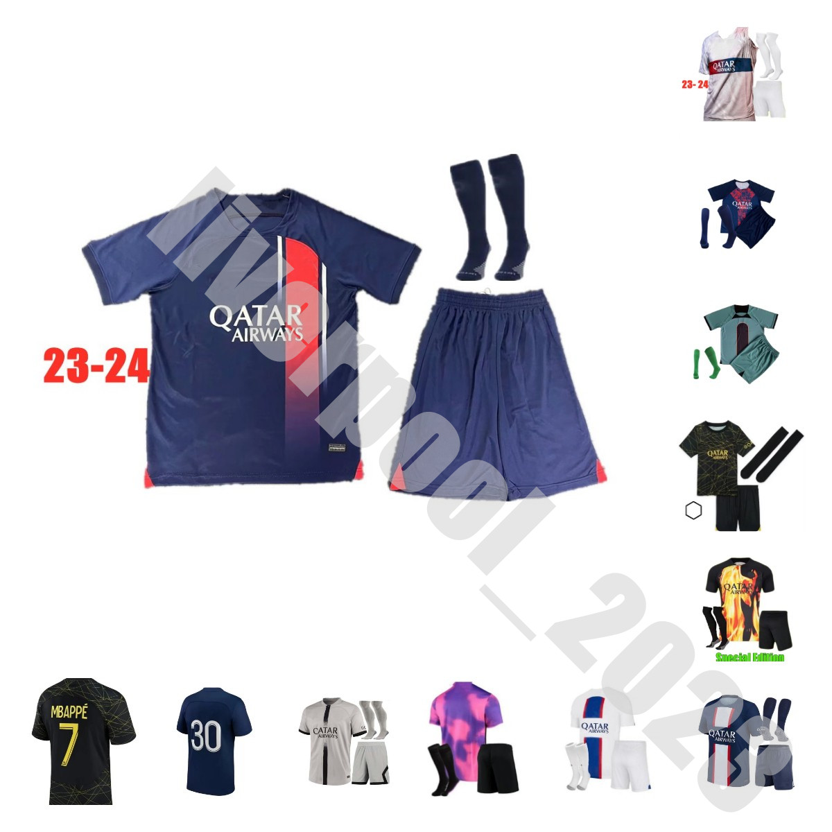 

22/23 PSGs MBAPPE soccer jerseys 2023 2024 PLAYER #30 SERGIO RAMOS MARQUINHOS VERRATTI KIMPEMBE Maillots de football shirt ICARDI DI MARIA DRAXLER kids paris uniforms