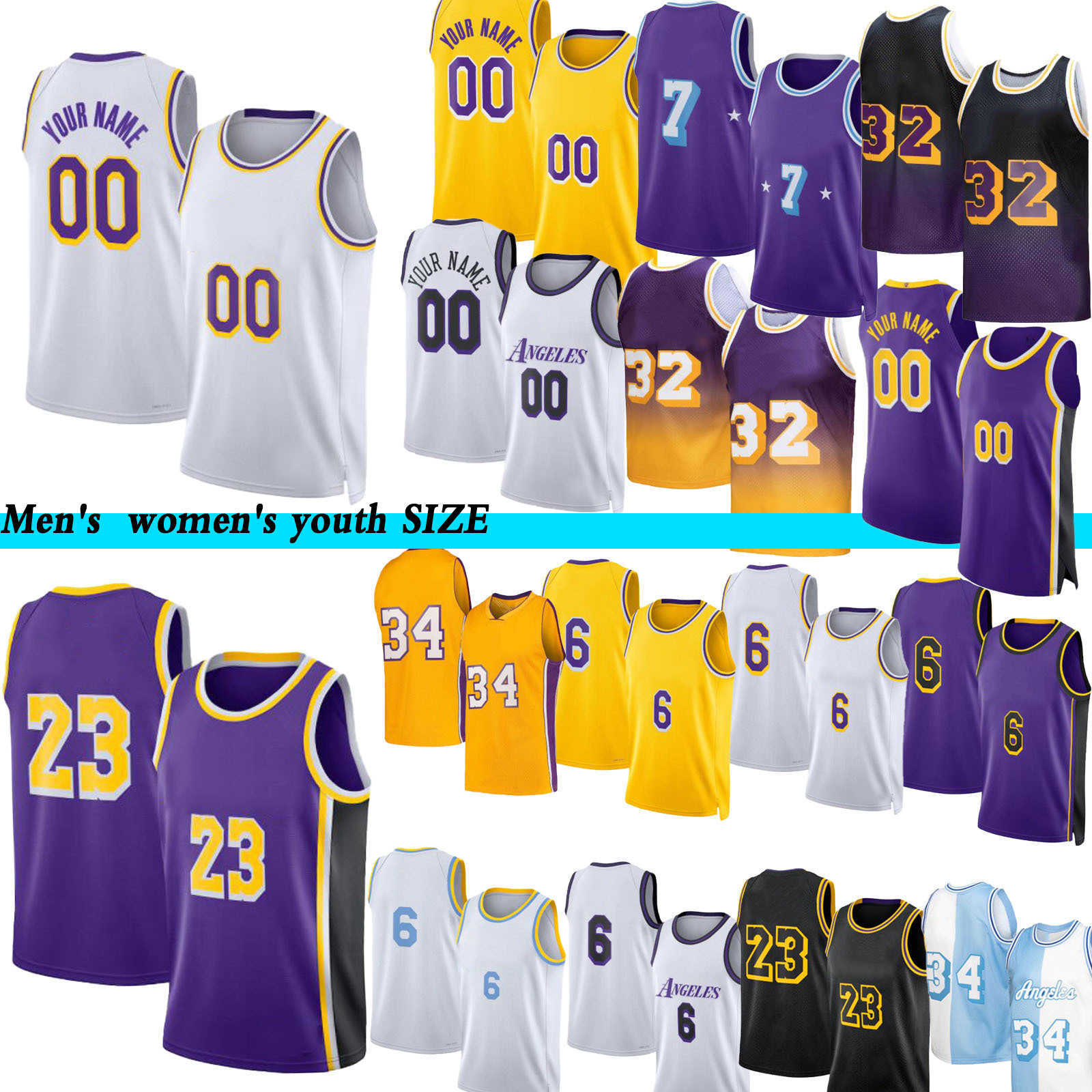 

2022 Russell Westbrook Carmelo Anthony Basketball Jerseys 0 7 23 6 James Mens Shirts 3 Davis 32 34 75th anniversary City Vintage Jersey Customized jersey, Jersey(huren)