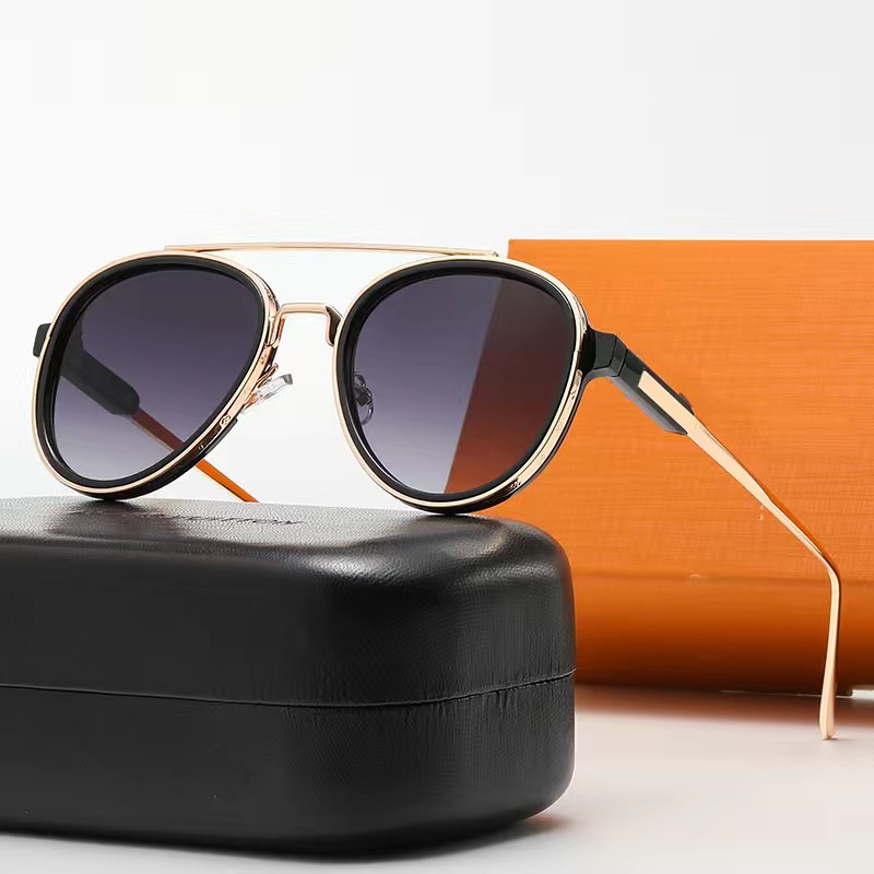 

LOVE VIVI Luxury designers sunglasses For Man Women Unisex Designer Goggle Beach Sun Glasses Retro Frame Luxury Design UV400 With Box-1