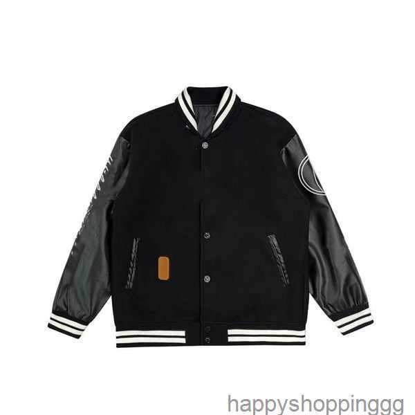 

Mens jackets Baseball varsity jacket letter stitching embroidery autumn and winter men loose causal outwear coats 2260B