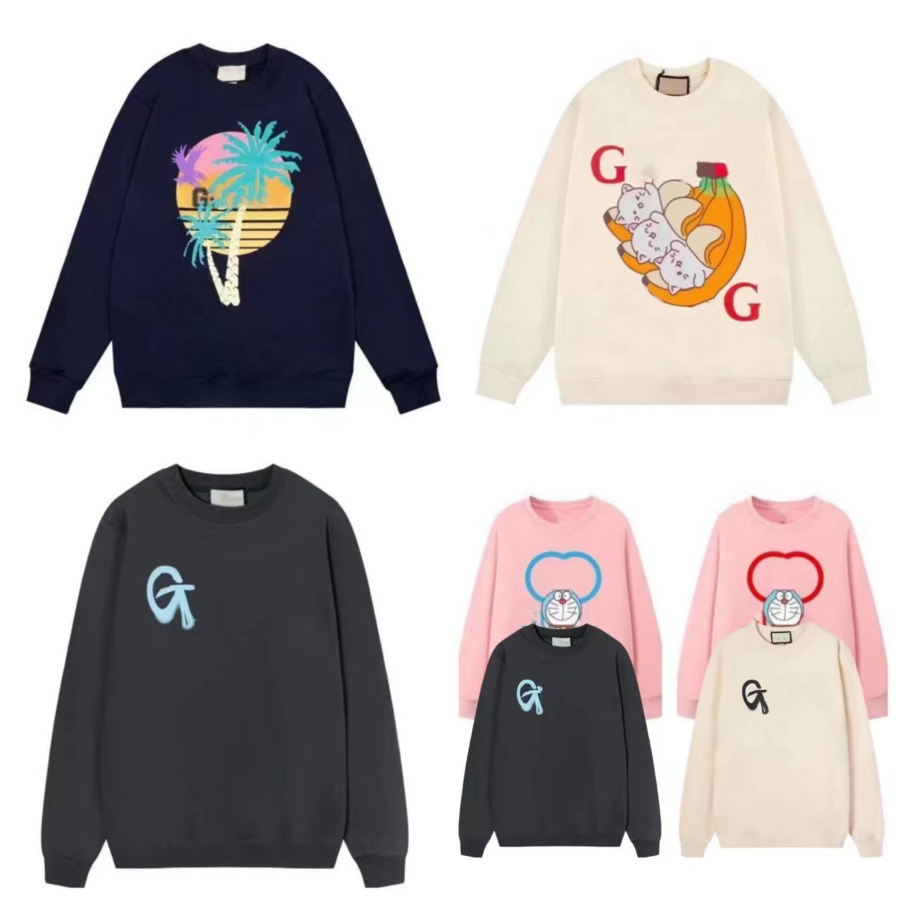 

Women Designer Hoodies letter Cartoon characters Sweatshirt Mens Graphic Printing Hoodie Spring Trend Long Sleeve Casual Hoody Top High Street Sweatshirts, 23